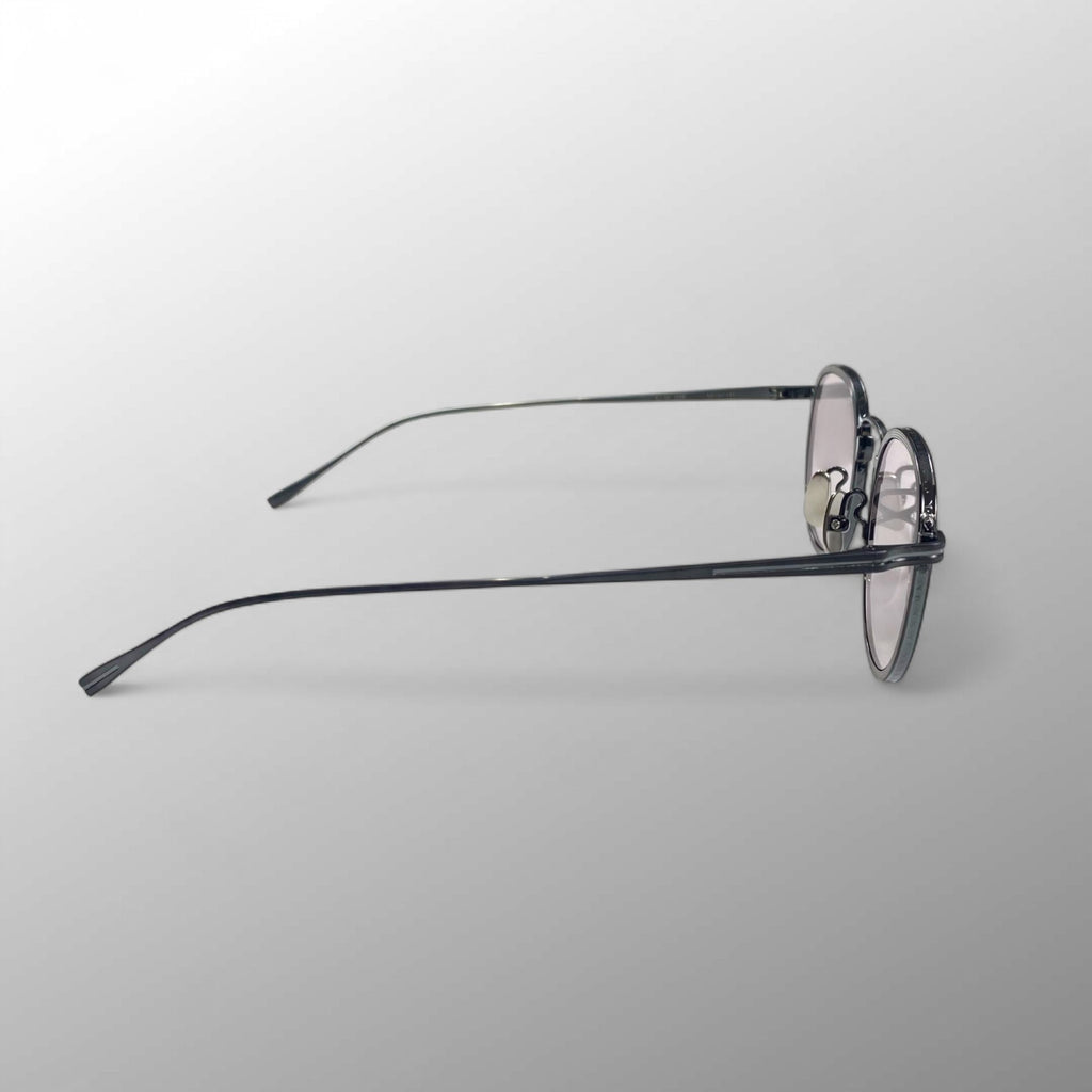 金子眼鏡 / ボストン メタル サングラス 度なしレンズ 参考定価：58,000+tax SIZE：49□21-145