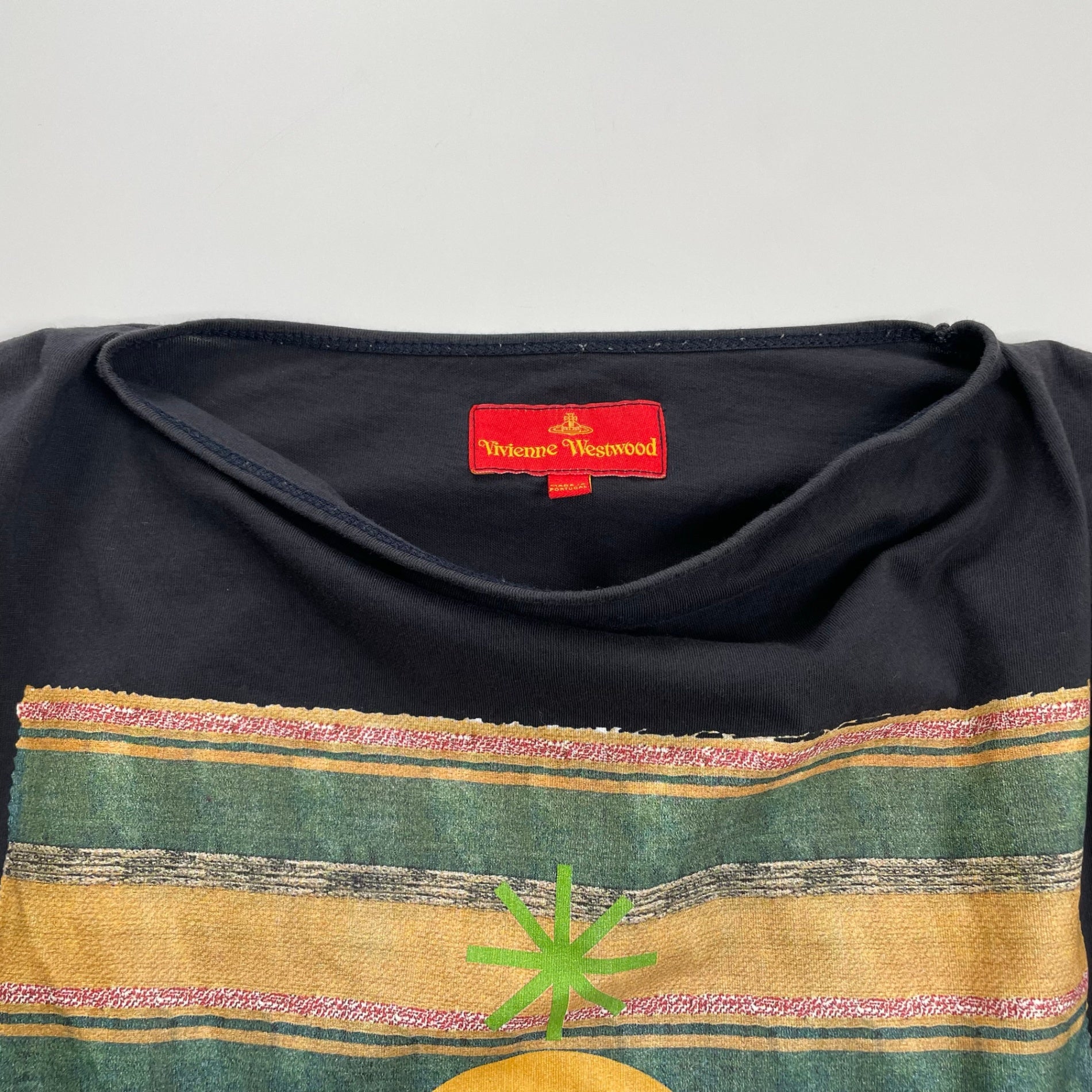 vivienne westwood ヴィヴィアン ウエストウッド / GAIA THE ONLY ONE TEE オーブプリント 変形Tシャツ SIZE:XS