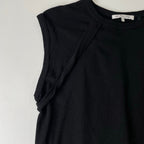 HELMUT LANG / 16SS アシンメトリー ノースリーブTEE SIZE:S