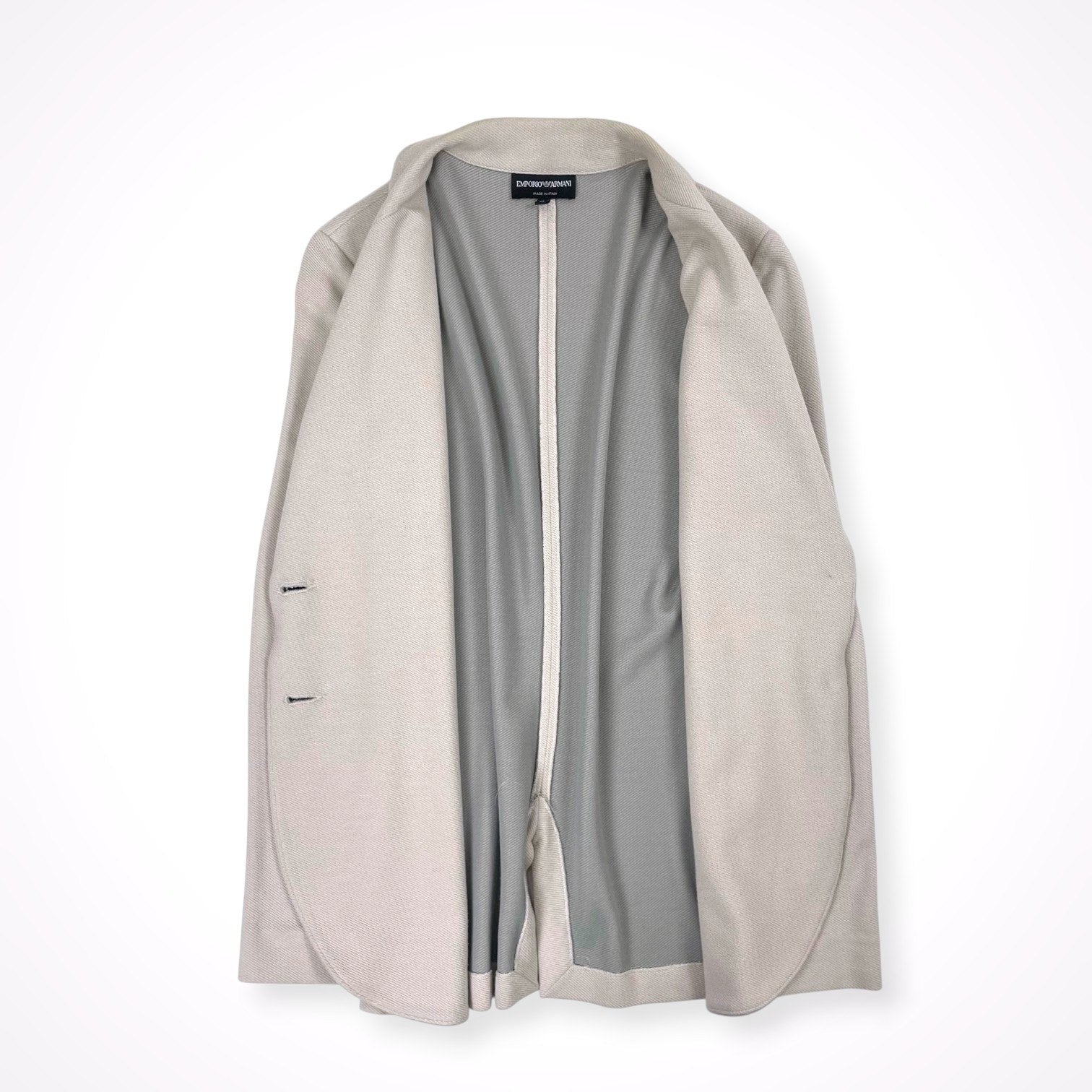 EMPORIO ARMANI / ツイルニットジャケット 参考定価：110,000程度 SIZE:44