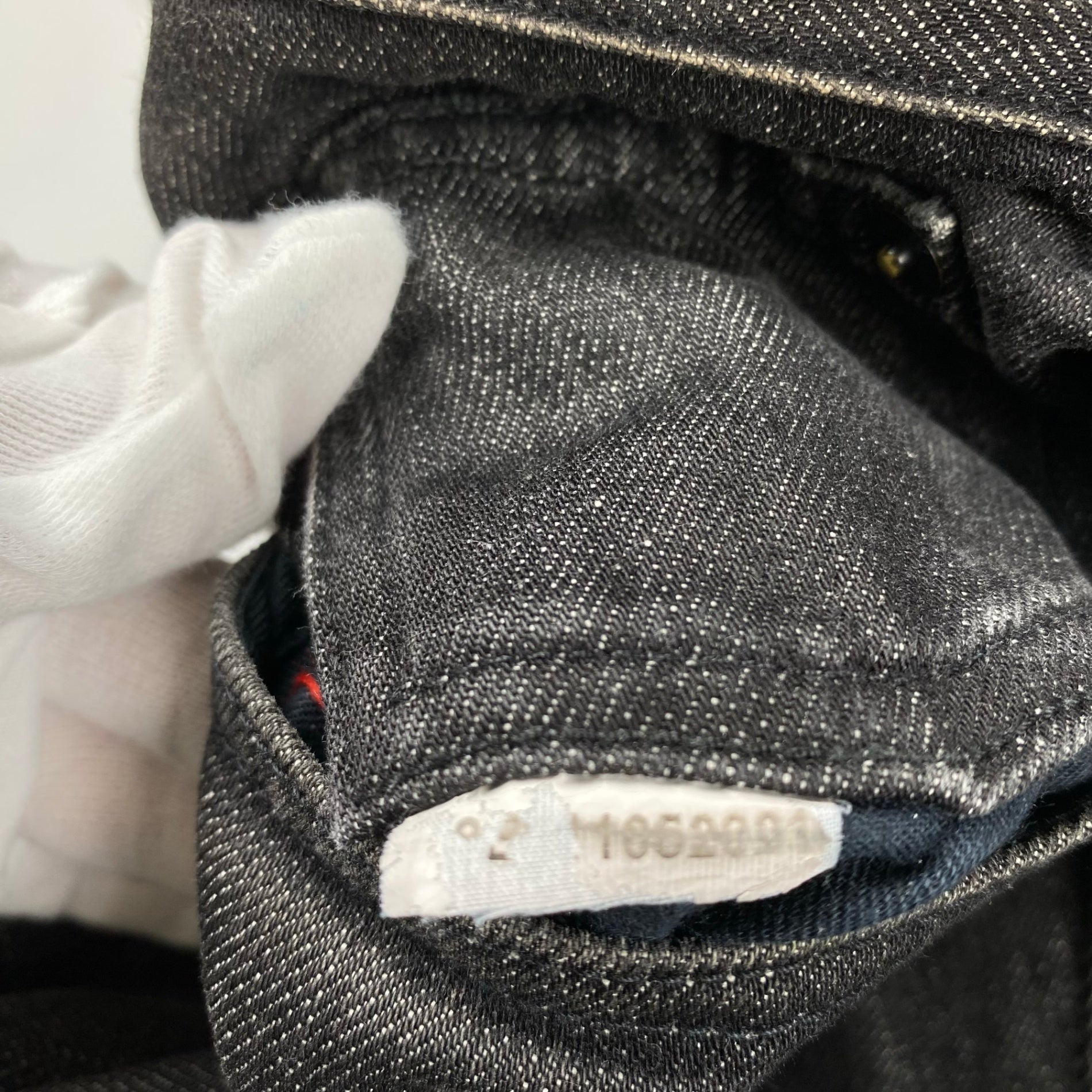 【09AW アーカイブ】 Dior HOMME ディオール オム / CDロゴプレート ブラック デニムパンツ クリス ヴァン アッシュ期 SIZE:W30