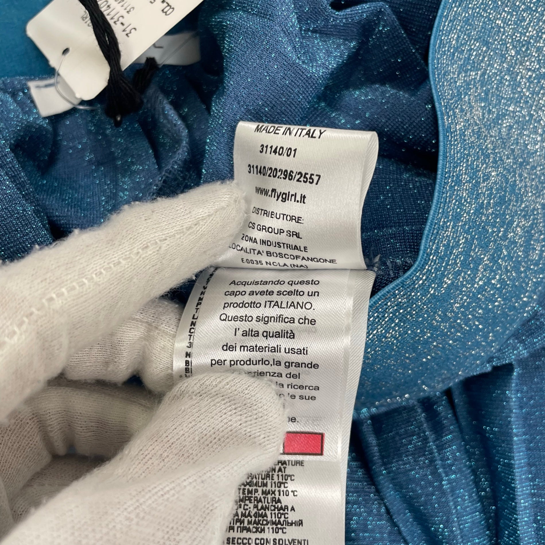 FLY GIRL フライガール / プリーツラメワイドパンツ 参考定価：39,000+tax SIZE：S