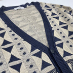 GIVENCHY / ヴィンテージ コットンリネンニットカーディガン SIZE：50