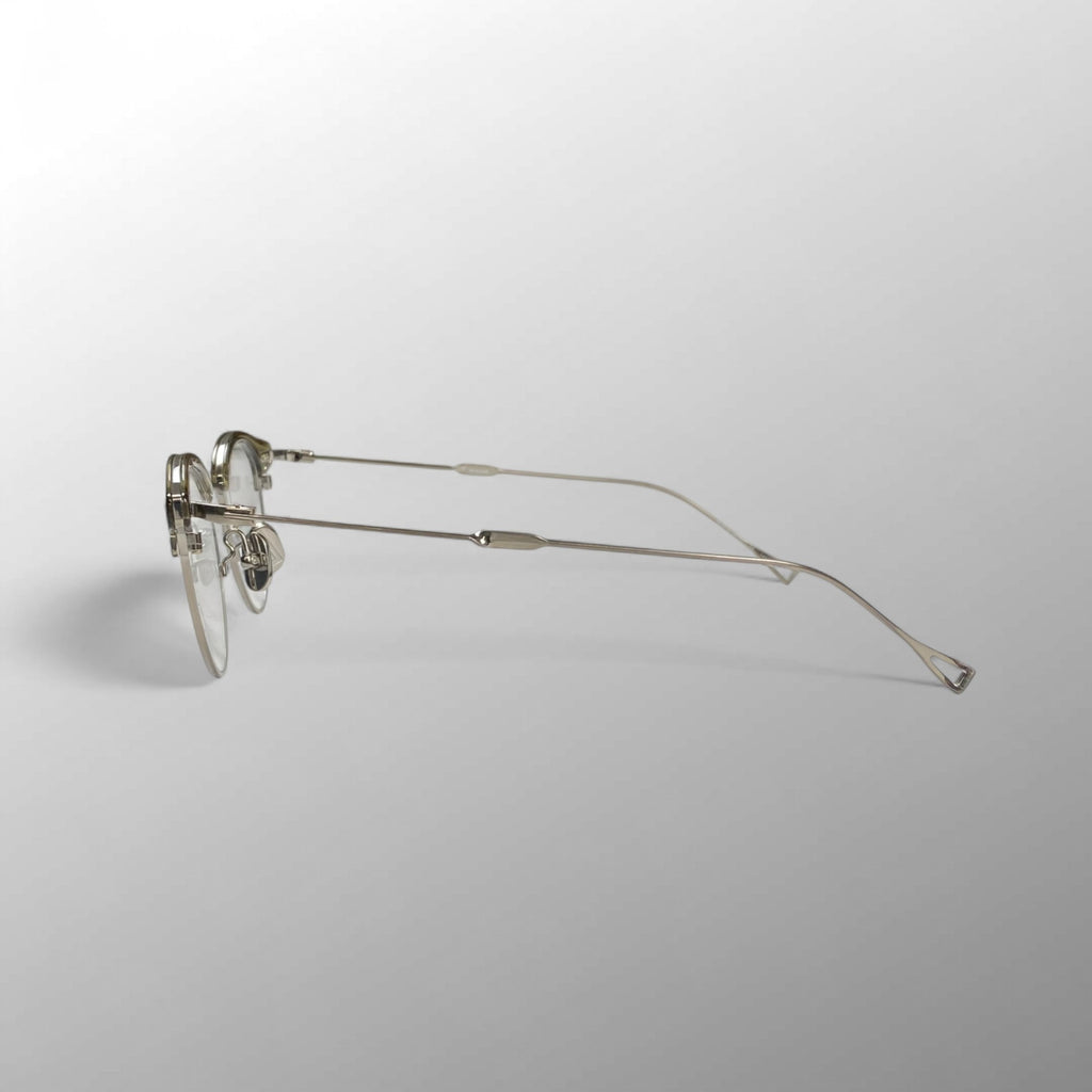 【美品】 ISSEY MIYAKE × 金子眼鏡 / BROW BOSTON Ⅷ ボストン型 クリアアイブロウ 度なしクリアレンズ 参考定価：60,000+tax