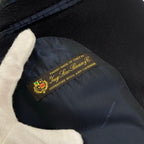 beautiful people × Loro Piana ビューティフル ピープル ロロピアーナ / カシミヤMIXチェスターコート ダークネイビー 参考定価：105,000+tax SIZE:130(XS-S)