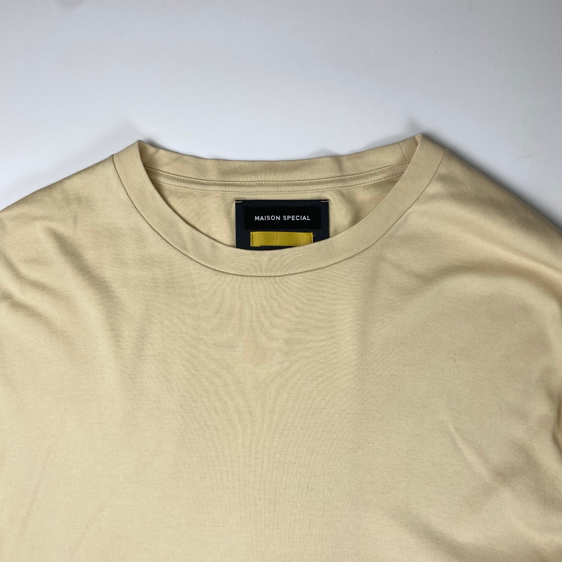MAISON SPECIAL メゾンスぺシャル / LOTUSウルトラファインスムースプライムオーバーロングカットソー ベージュ SIZE:46(L程度)