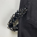 Simone Rocha シモーン ロシャ / Embellished Straight Workwear Denim ダブルニー デニム DOVER STREET取扱い 参考定価：110,000程度 SIZE：S