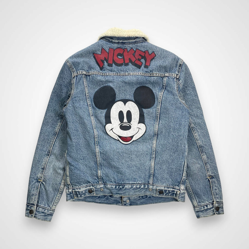 Levi's × MICKEY MOUSE リーバイス ミッキーマウス DISNEY ディズニー / コラボ トラッカージャケット ランチジャケット ミッキー90周年 参考定価：15,000+tax SIZE:S