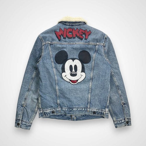 Levi's × MICKEY MOUSE リーバイス ミッキーマウス DISNEY ディズニー / コラボ トラッカージャケット ランチジャケット ミッキー90周年 参考定価：15,000+tax SIZE:S
