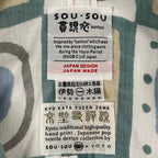 SOU･SOU / 貫頭衣 〇と□ 京型友禅染 伊勢木綿 SIZE：FREE