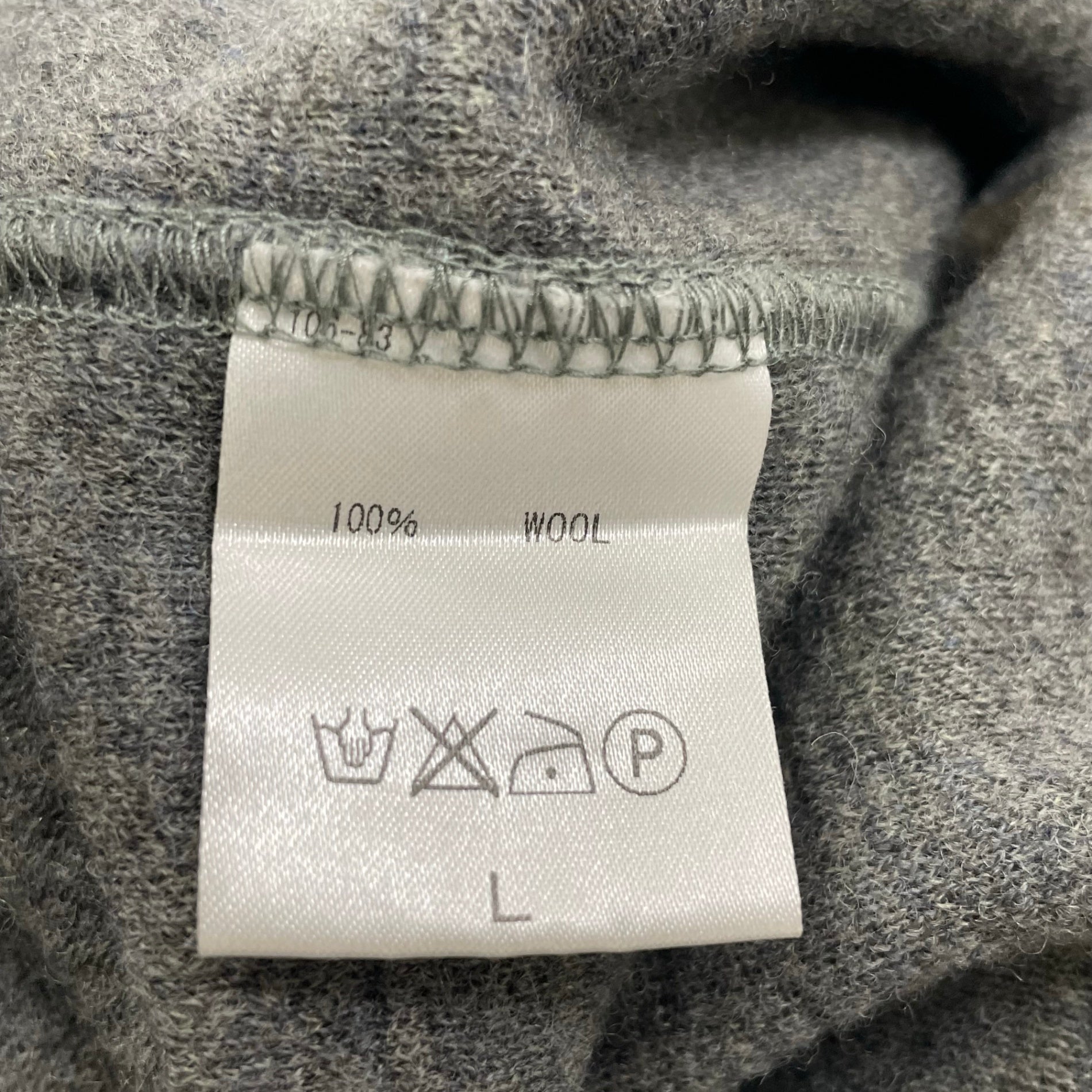 AUGUSTE-PRESENTATION オーギュスト プレゼンテーション / 圧縮ウール天竺 プルオーバーフーディー パーカー 参考定価：25,000程度 SIZE：L