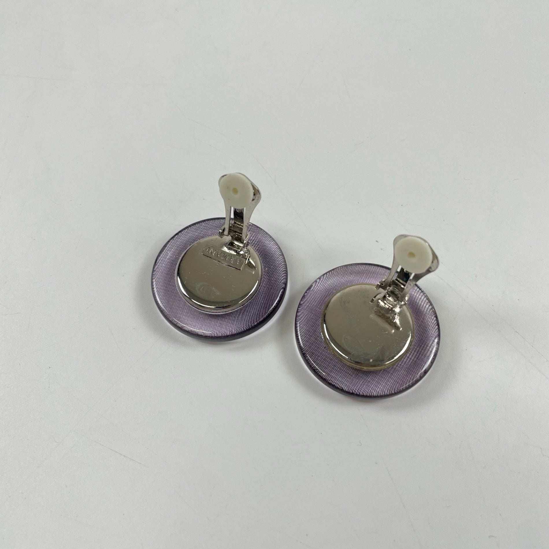 ARMANI / サークルチェックイヤリング