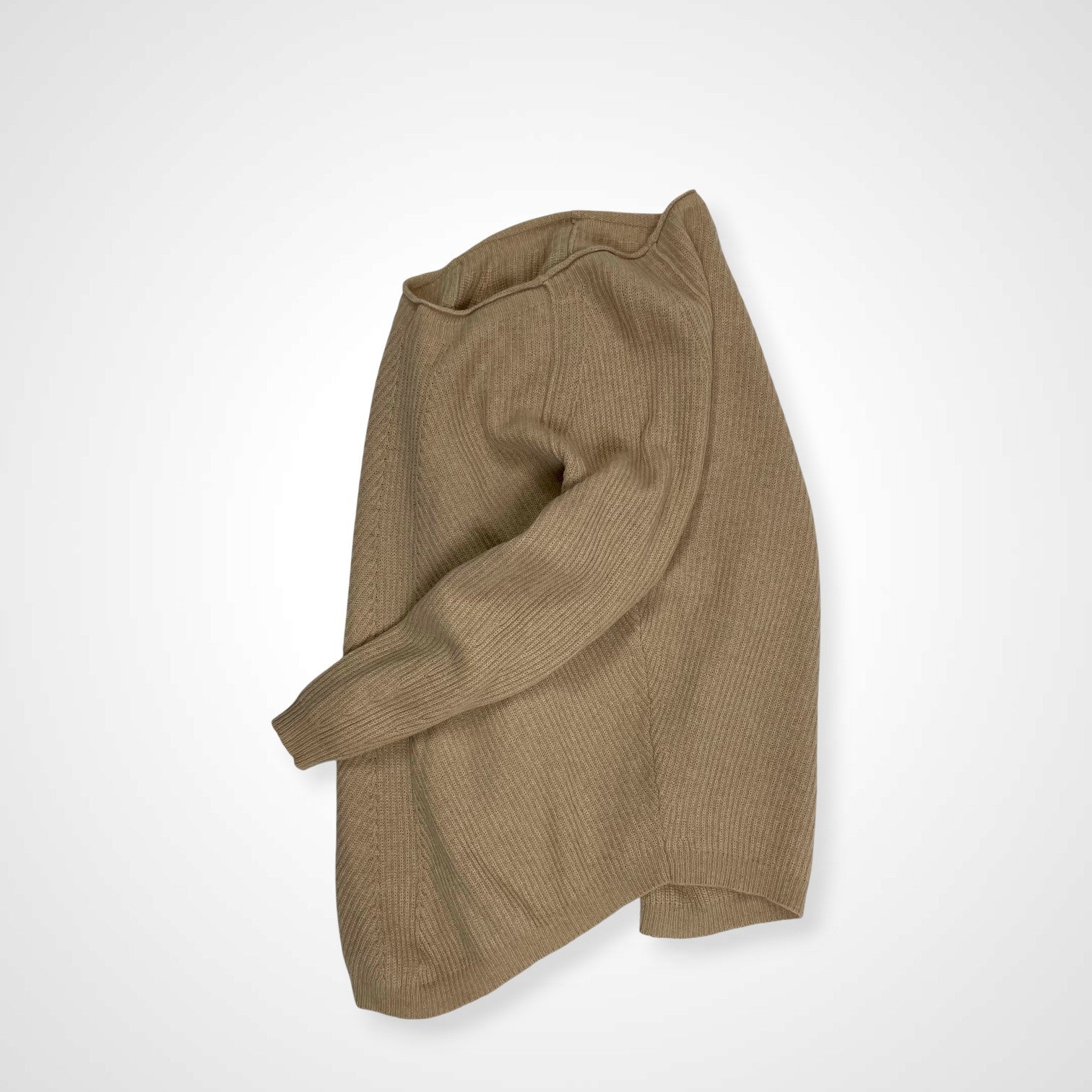 SEMICOUTURE セミクチュール / ラウンドリブロングニット 参考定価：30,000程度 SIZE:S