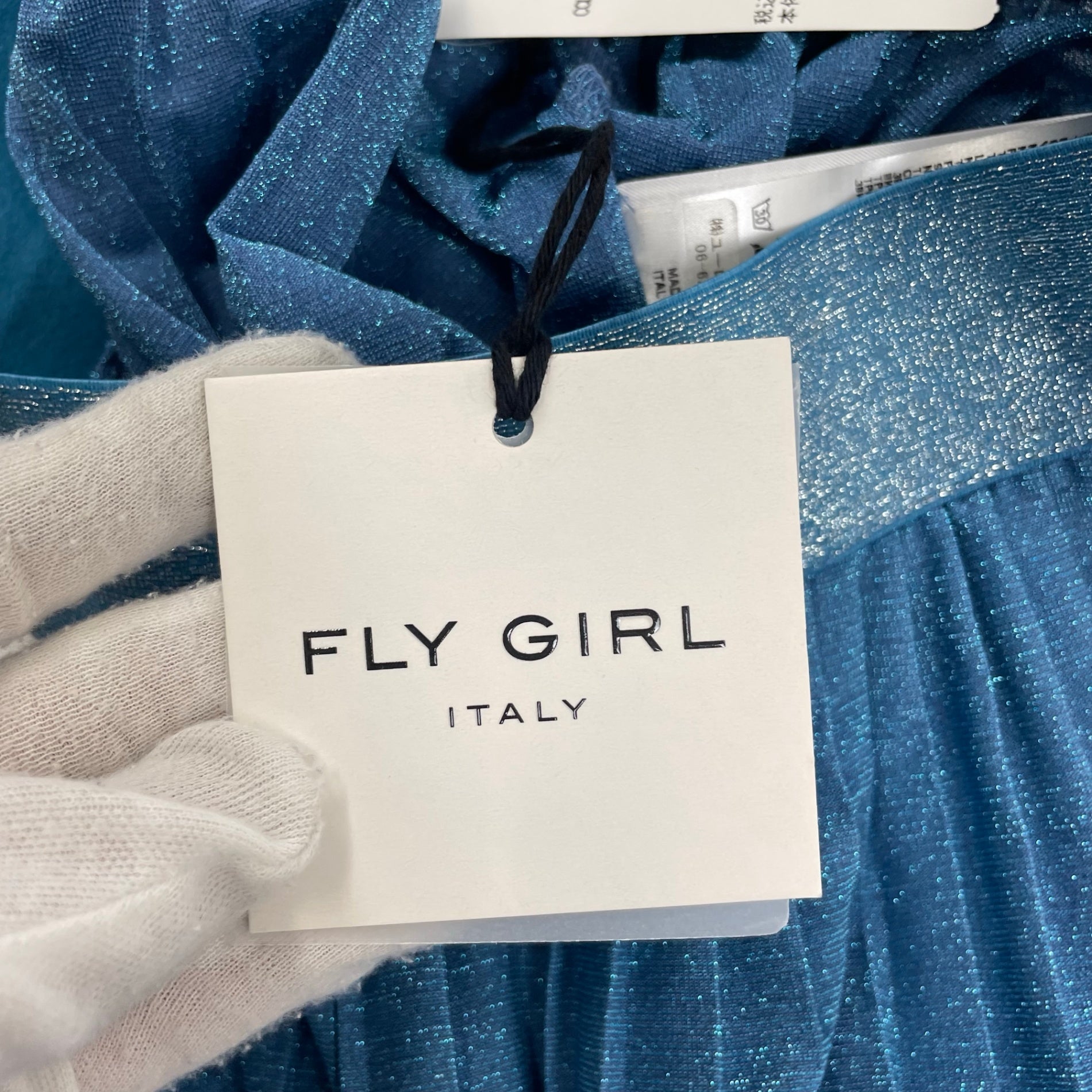FLY GIRL フライガール / プリーツラメワイドパンツ 参考定価：39,000+tax SIZE：S