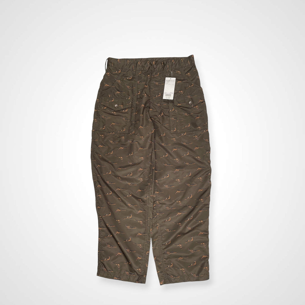 BEAMS PLUS ビームスプラス / Bush Pants Polyester Animal Print 参考定価：40,000+tax SIZE:M