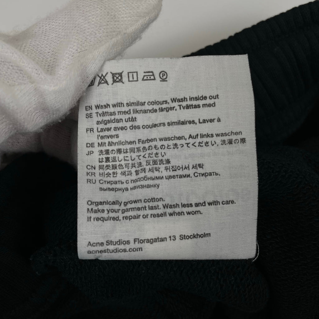 Acne Studios アクネストゥディオス / フェイスパッチ スウェットパンツ 参考定価：49,000+tax SIZE:S