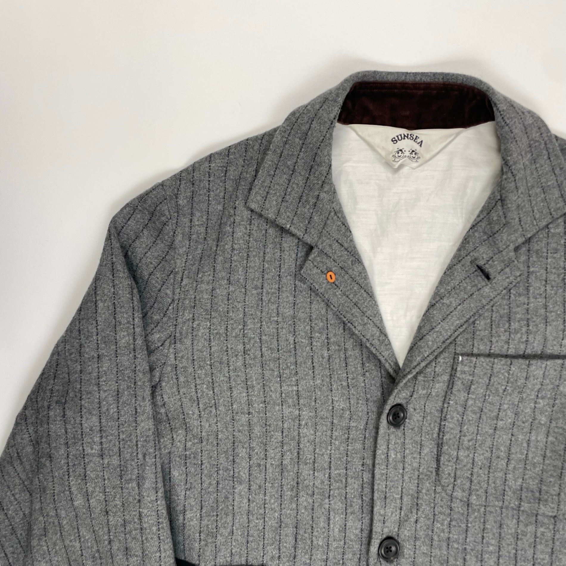 SUNSEA サンシー / PENCIL STRIPE JACKET 参考定価：45,000+tax SIZE:2