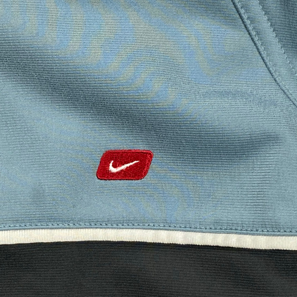 00's初頭 NIKE ナイキ / スモールスウォッシュ トラックジャケット グレー×ブラック SIZE:XL