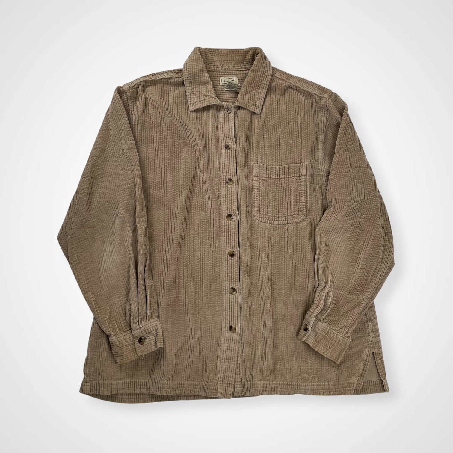 L.L.BEAN エルエルビーン / コーデュロイシャツ ブラウン SIZE：XL
