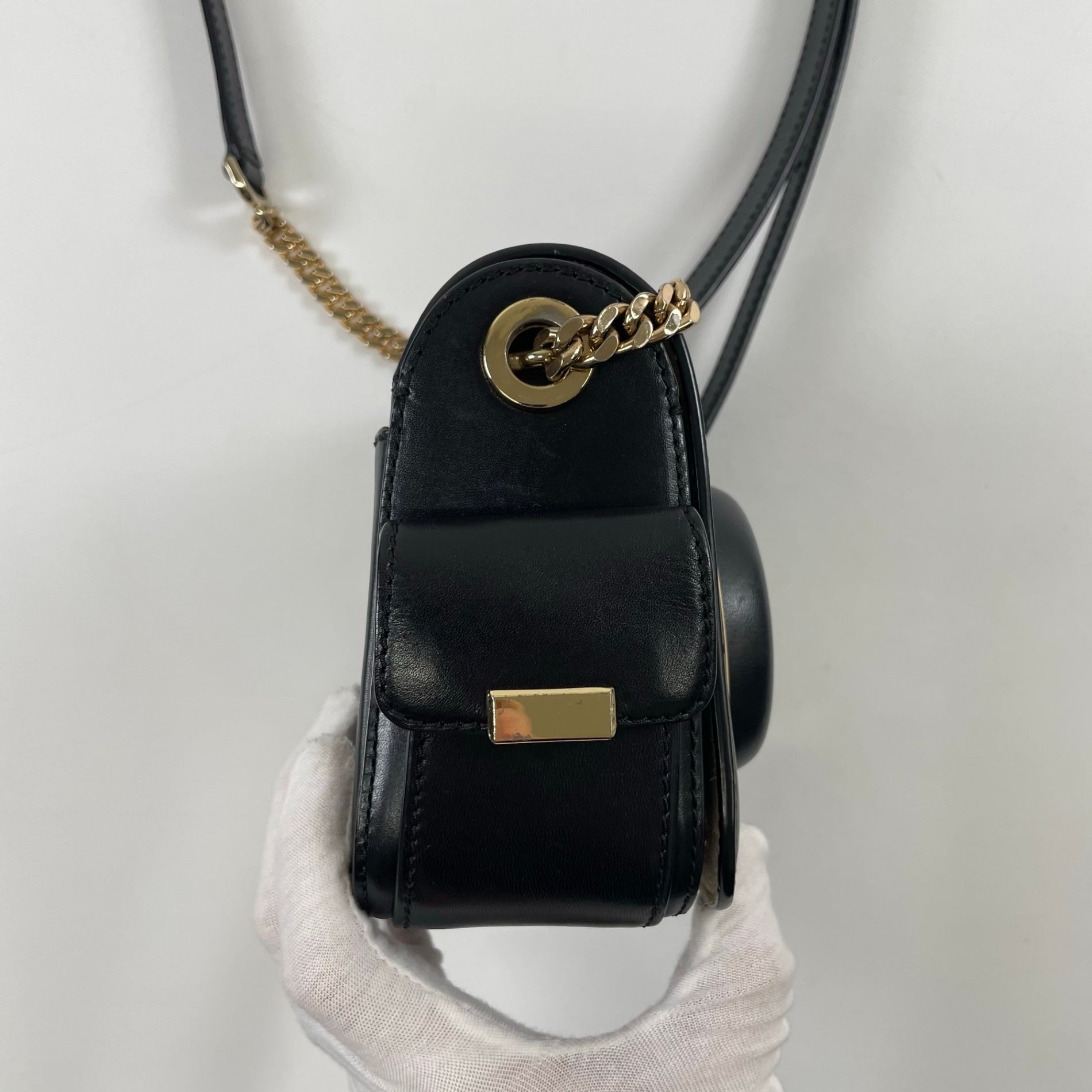MICHAEL MICHAEL KORS / チェーンショルダー カメラバッグ ブラック 参考定価：42,000程度