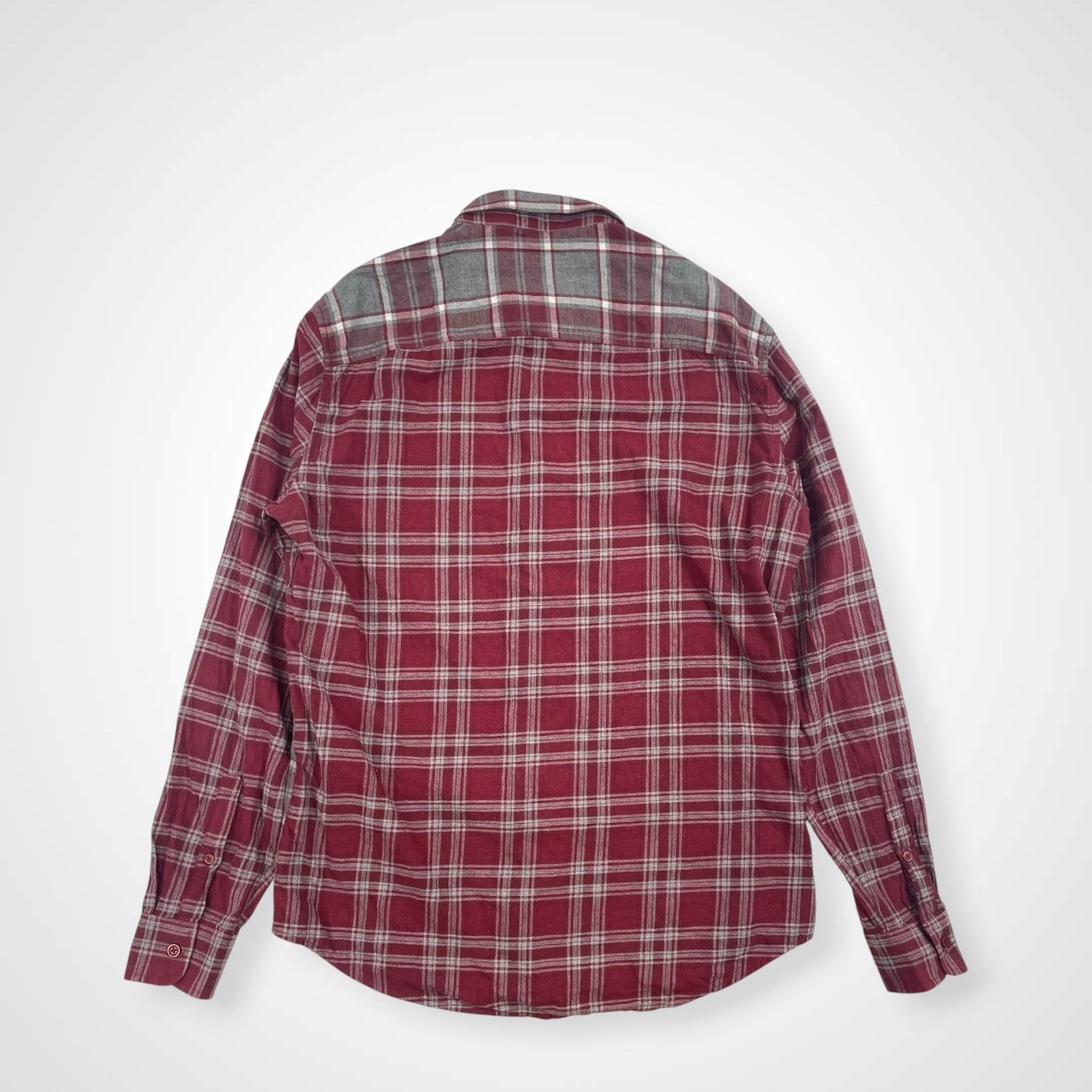 ARMANI EXCHANGE アルマーニ エクスチェンジ / グラデーションチェックシャツ 参考定価：25,000程度 SIZE：M