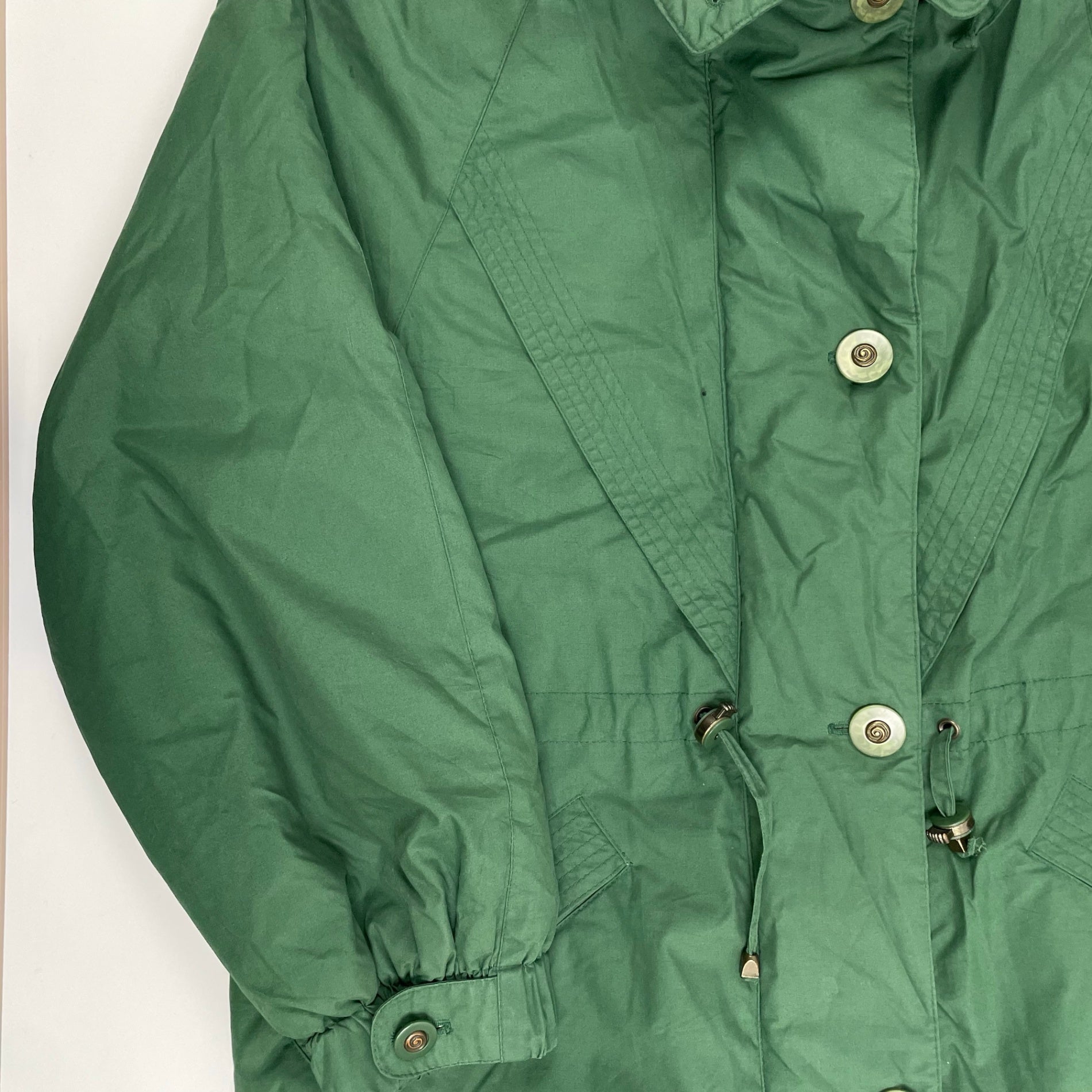 VINTAGE ヴィンテージ / ユーロヴィンテージ インサレーションコート グリーン ドイツブランド SIZE:38(M-L程度)