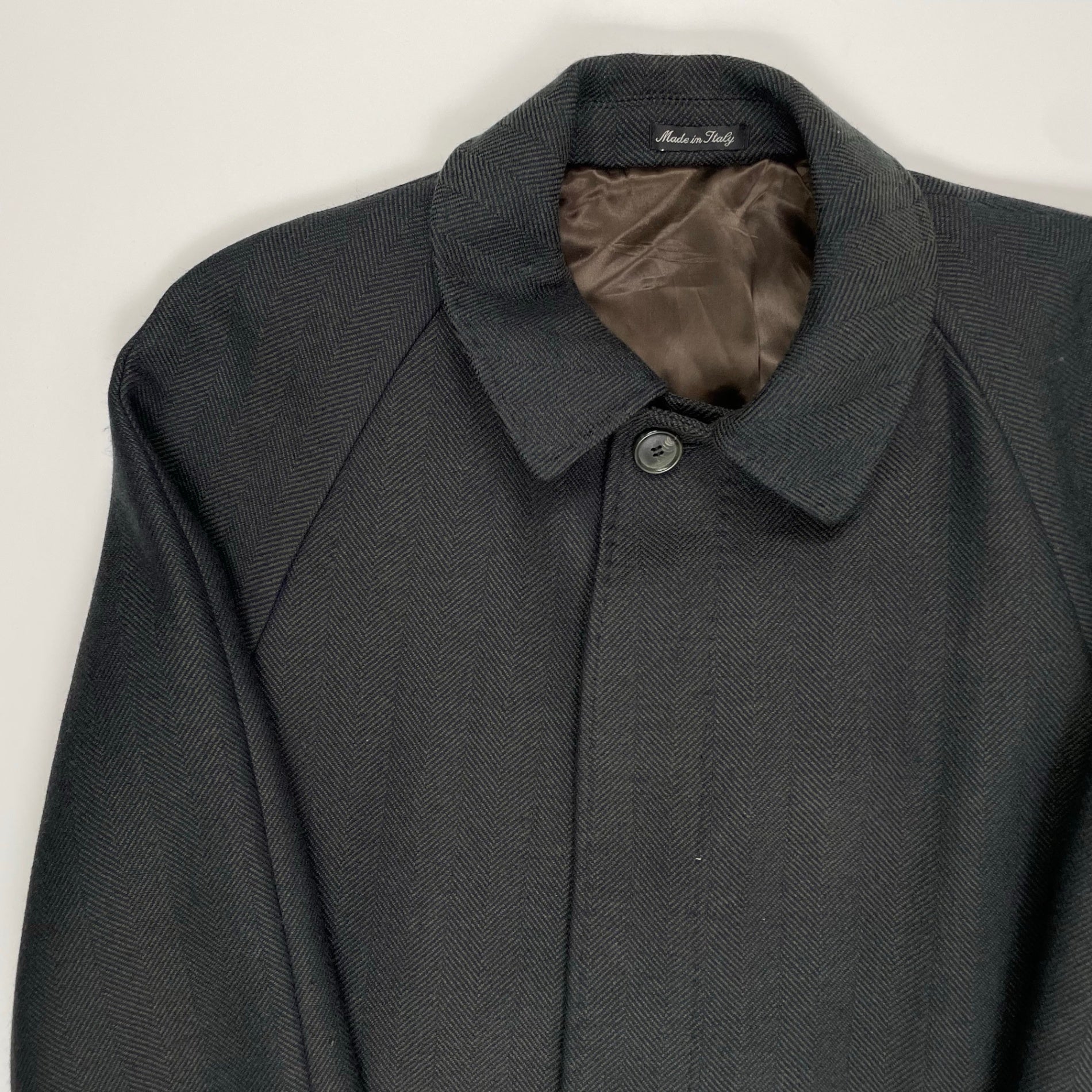 VINTAGE ヴィンテージ / ユーロヴィンテージ バージンウールバルマカーンコート イタリア製 SIZE：50