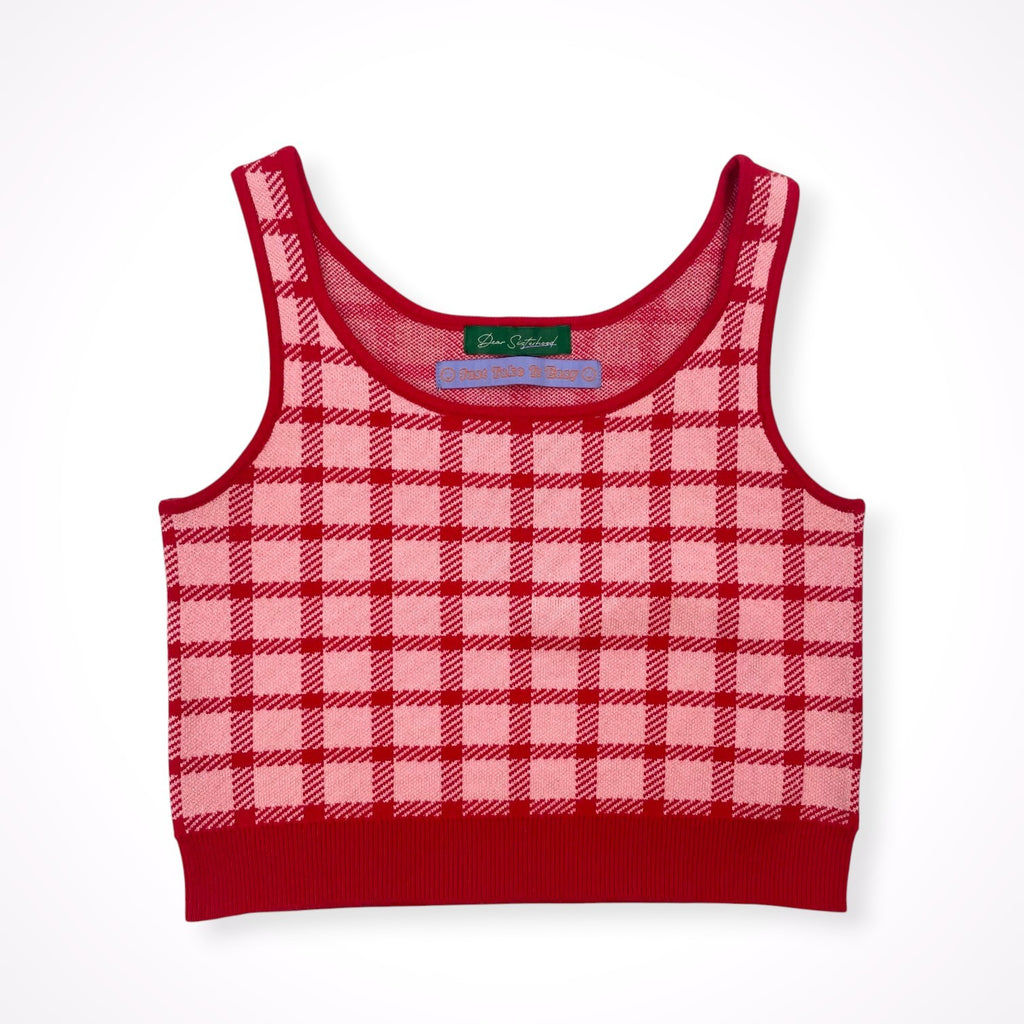 Dear Sisterhood / アンサンブルチェックカーデ 参考定価：15,000+tax SIZE：FREE