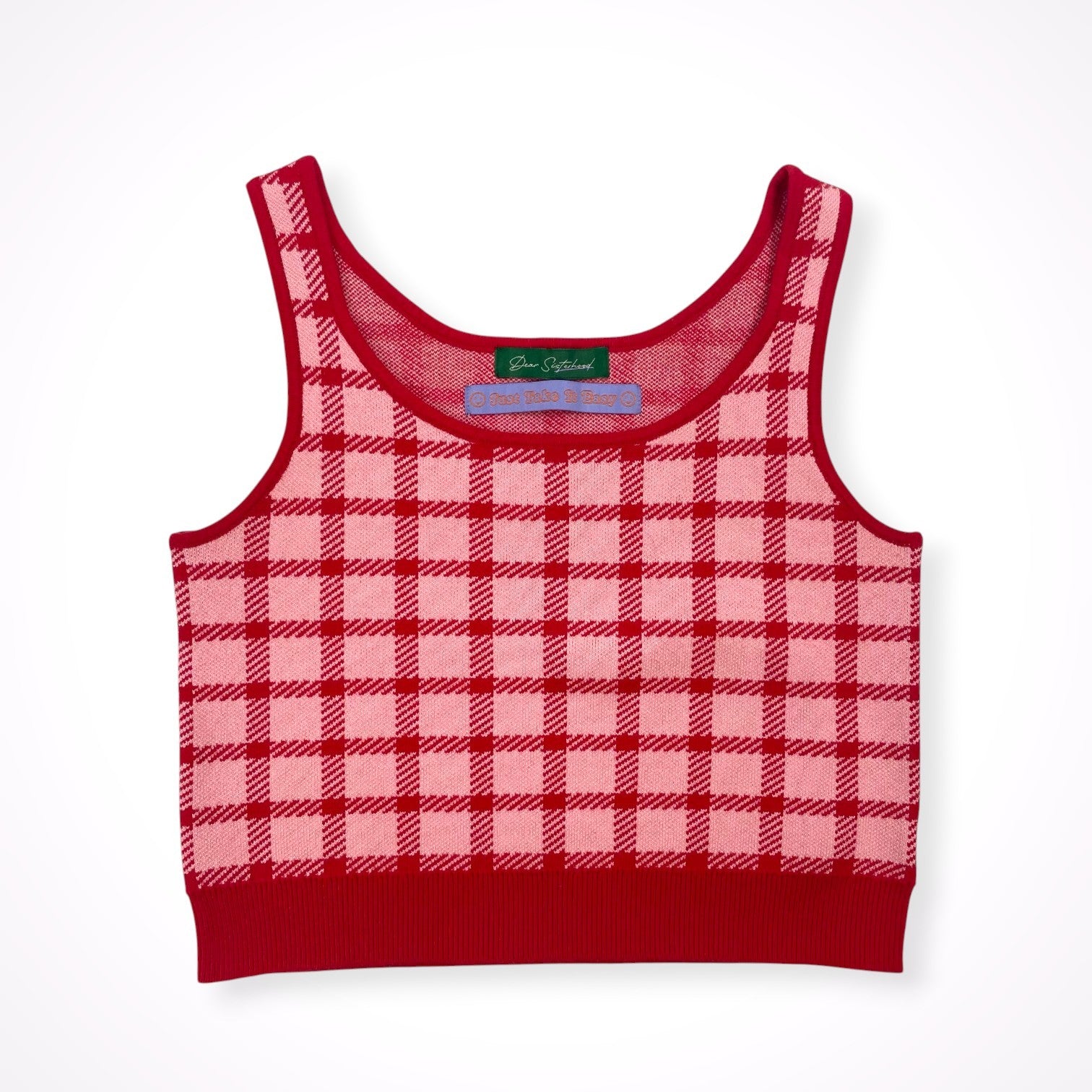 Dear Sisterhood / アンサンブルチェックカーデ 参考定価：15,000+tax SIZE：FREE