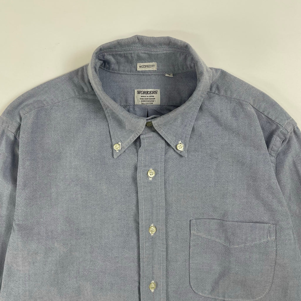 WORKERS / ボタンダウンシャツ 参考定価：17,000程度 SIZE：14