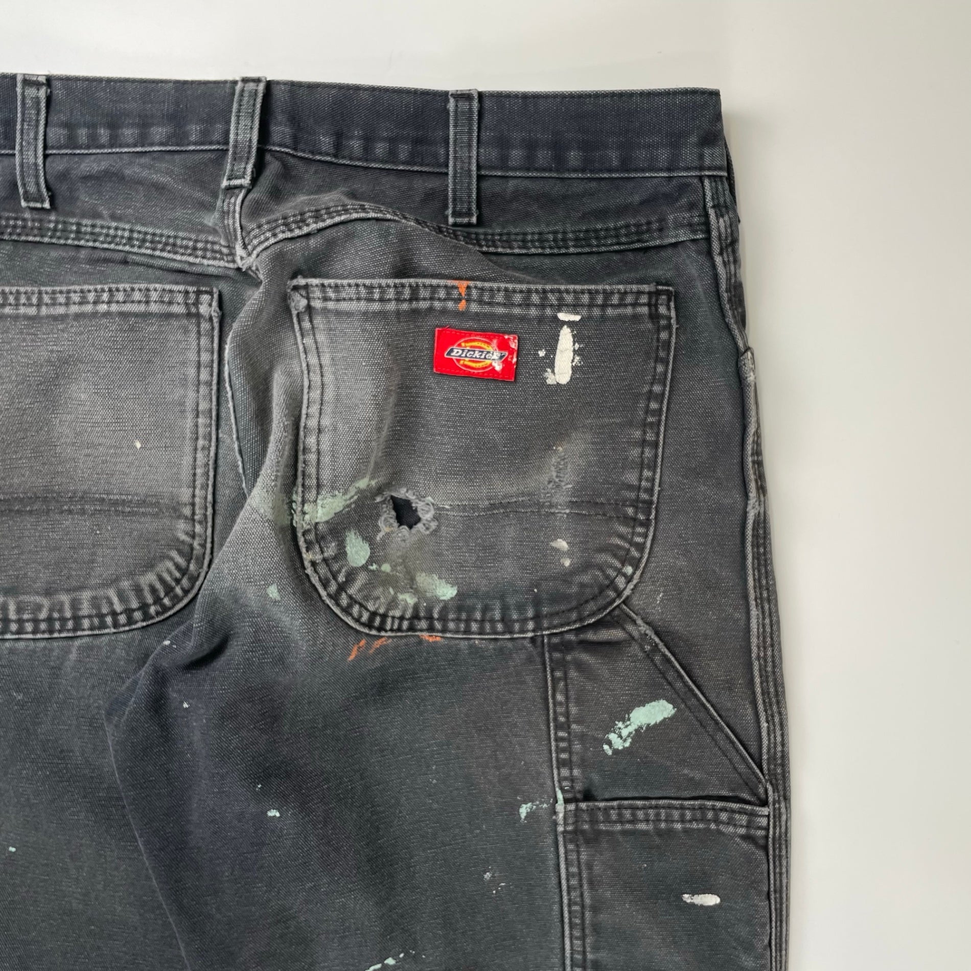 Dickies ディッキーズ / 90s ブラックフェード ダック地ペインターパンツ SIZE:83cm