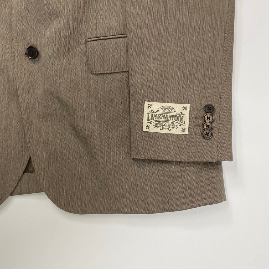 SUITIST スーティスト / ウールリネンセットアップスーツ 未使用品 参考定価：60,000程度 SIZE:XL