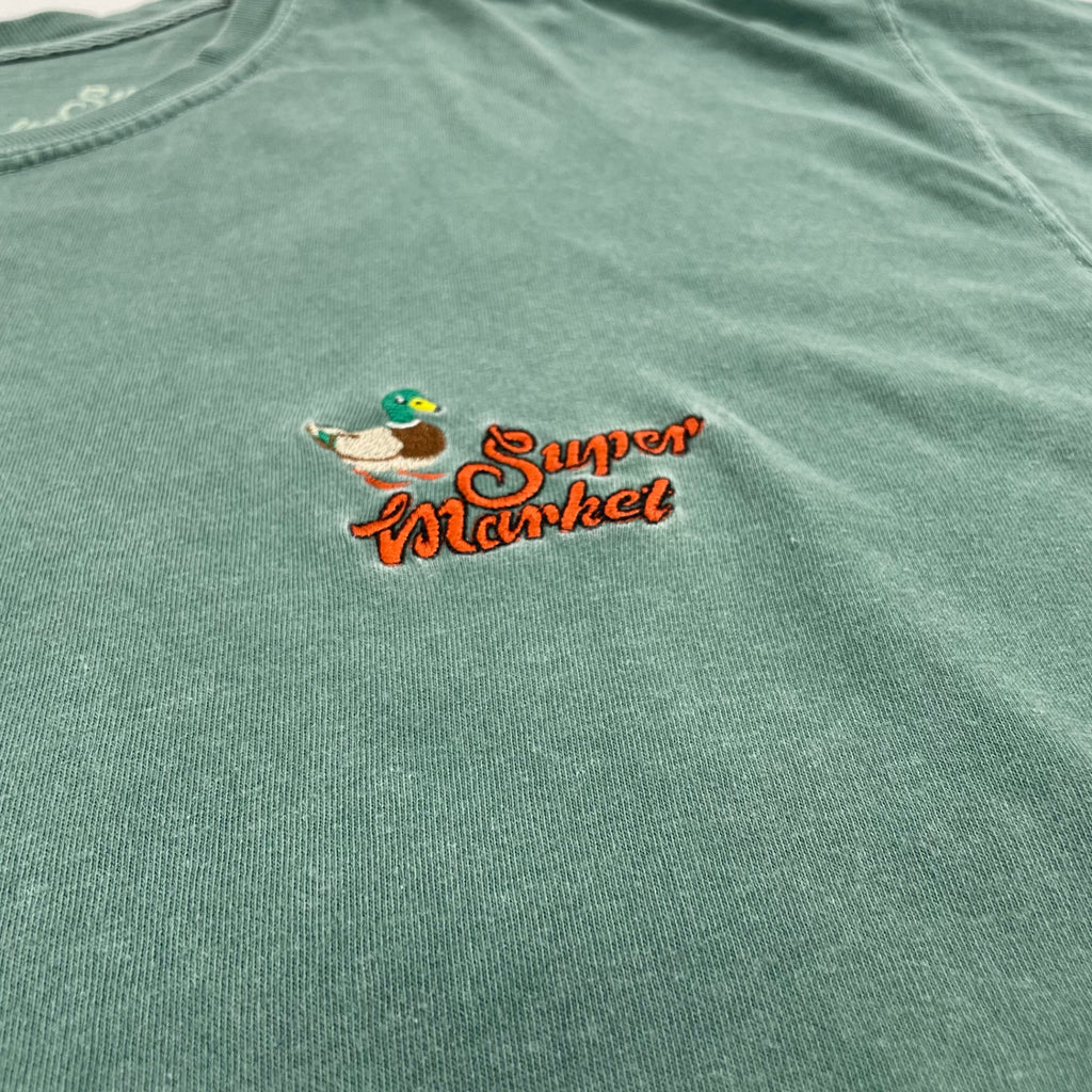 Super Market / 鴨刺繍TEE SIZE：XL