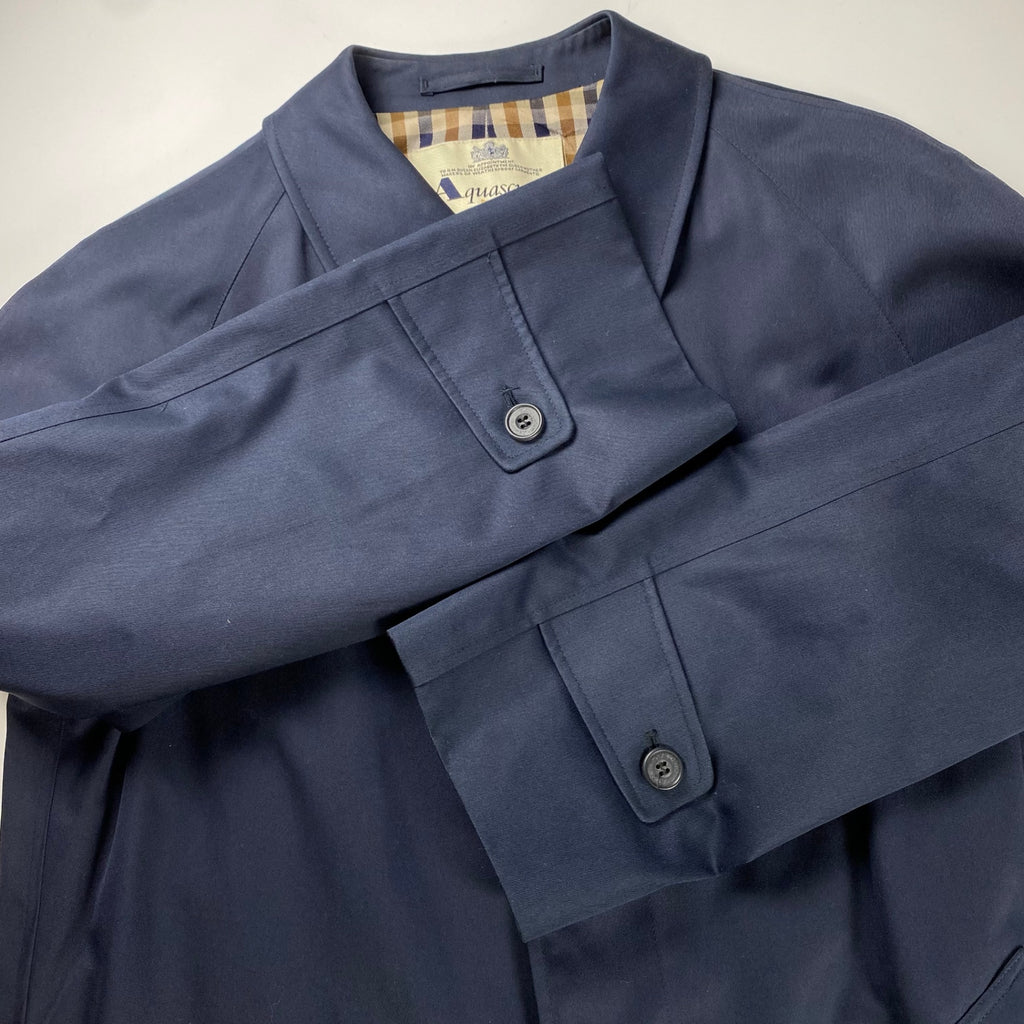 VINTAGE Aquascutum アクアスキュータム / BALMACAAN COAT バルマカーンコート 撥水 SIZE：36SHT(M程度)