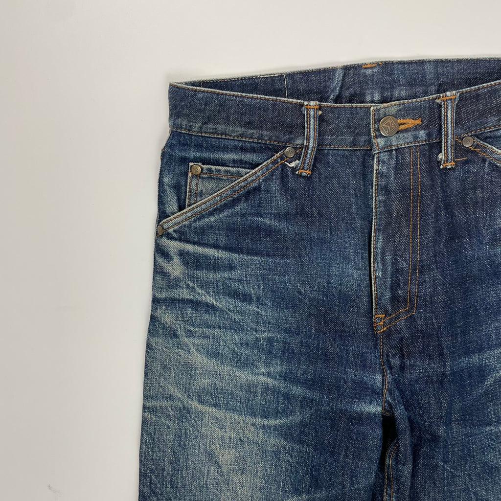 stabilizer gnz スタビライザージーンズ / セルビッジデニムパンツ 鬼ヒゲ 参考定価：30,000程度 SIZE：30