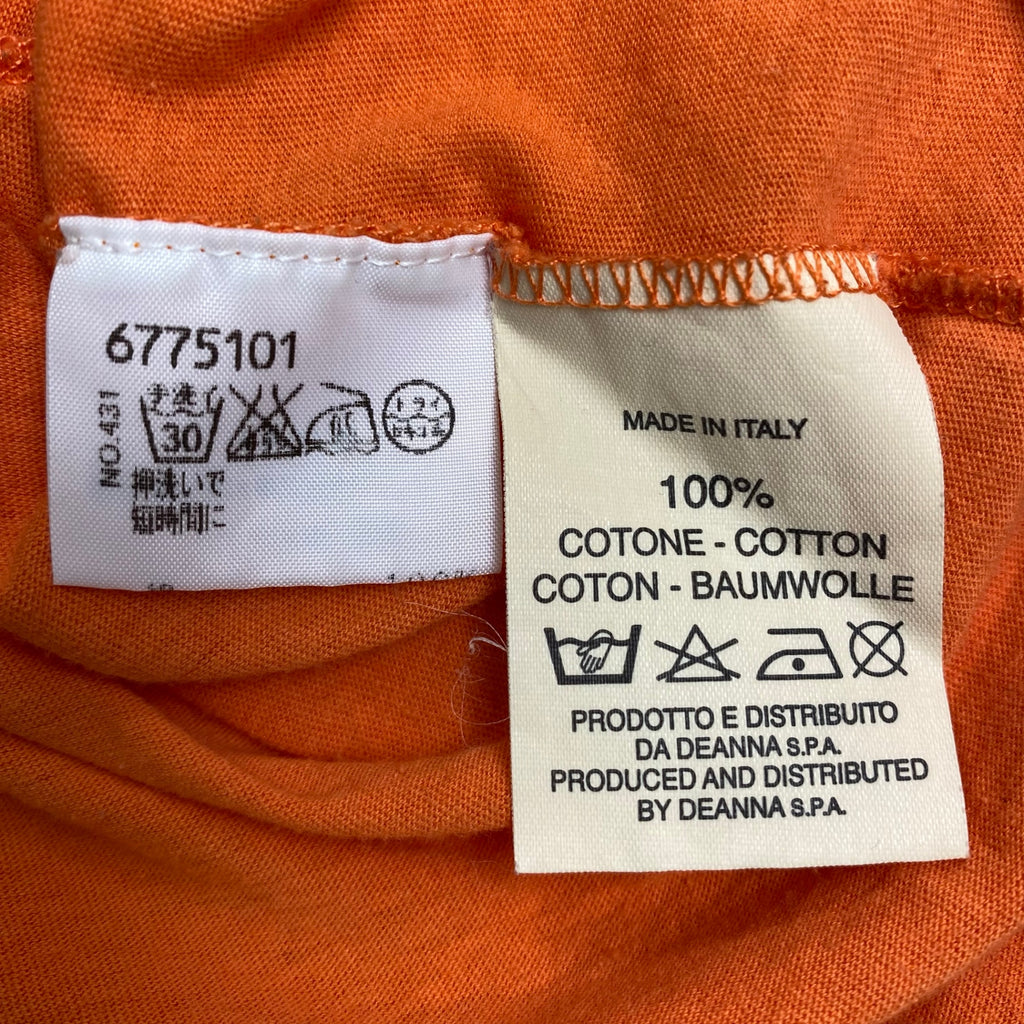 03SS Maison Martin Margiela メゾンマルタンマルジェラ / ツイスト ポケットTシャツ オレンジ 本人期 ここのえタグ MADE IN ITALY SIZE:M