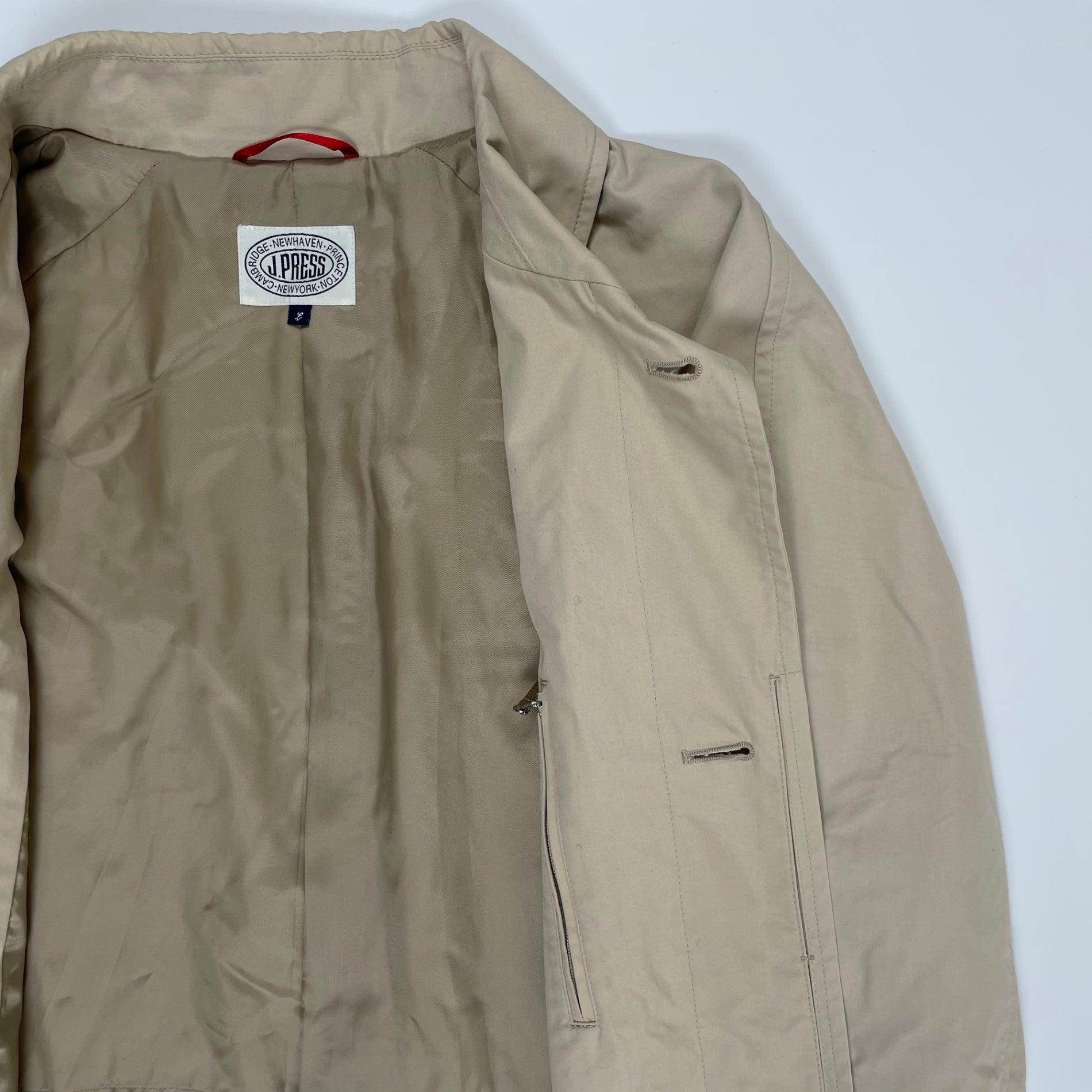 J.PRESS ジェイプレス / 90s ヴィンテージステンカラーコート ベージュ SIZE:L