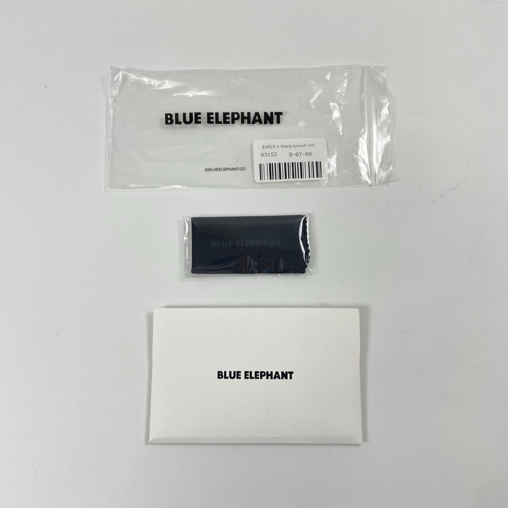 BLUE ELEPHANT ブルーエレファント / EARLY-s サングラス 参考定価：21,000 SIZE：47□23-147