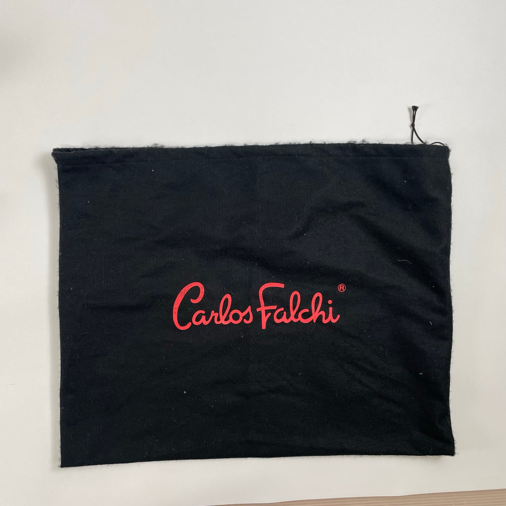 Carlos Falchi / パイソンレザーショルダーバッグ 参考定価：80,000程度