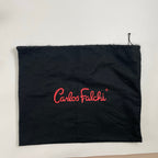 Carlos Falchi / パイソンレザーショルダーバッグ 参考定価：80,000程度