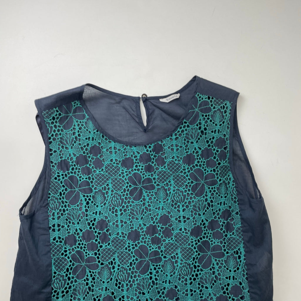 haupia / 刺繍レイヤードチュニック 参考定価：25,000程度 SIZE:38