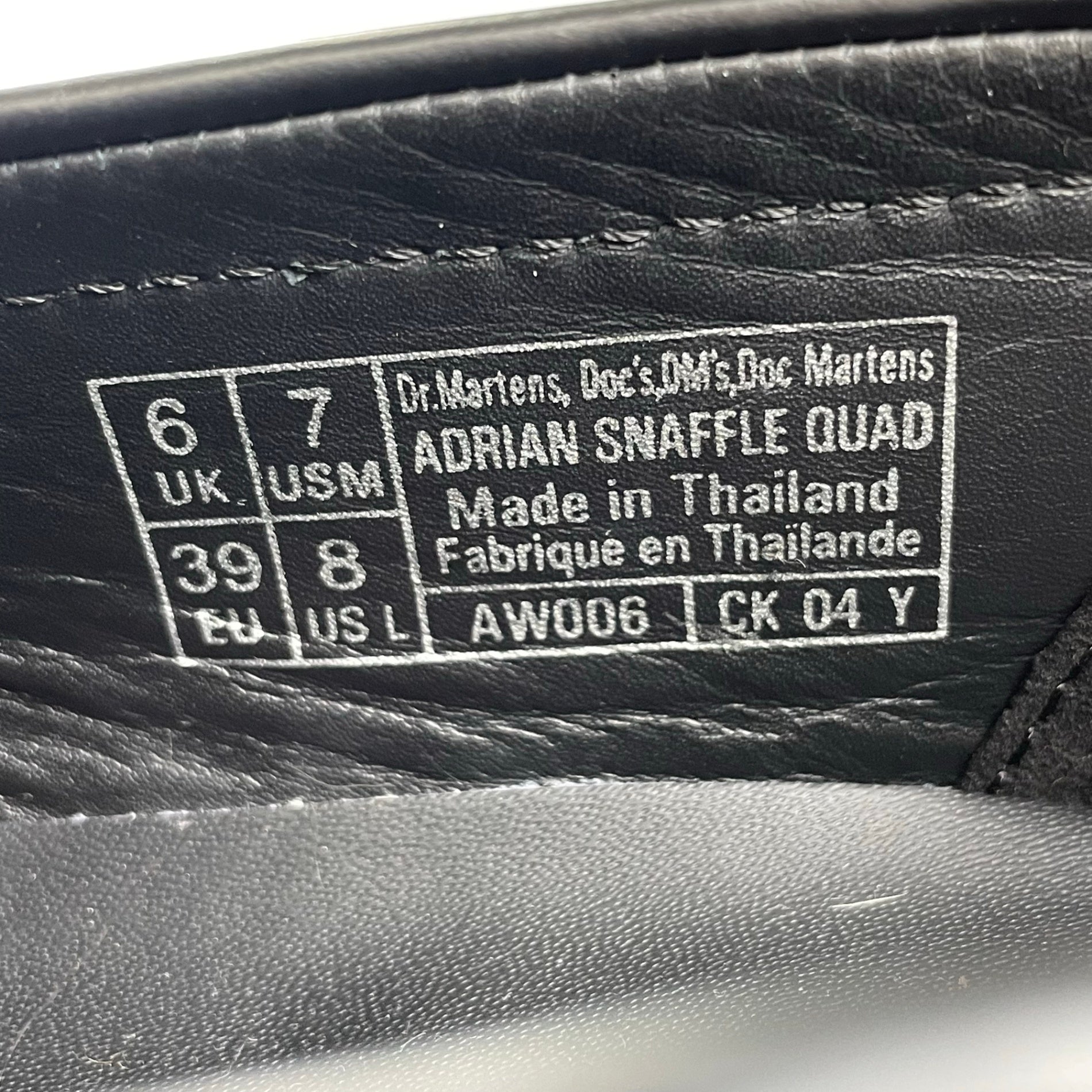Dr Martens ドクターマーチン / ADRIAN SNAFFLE QUAD ローファー 未使用 参考定価：29,000+tax SIZE:UK6(25cm)