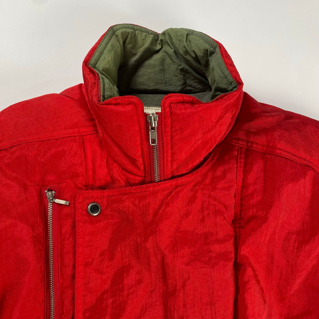 TOYOTA MOTOR SPORT トヨタ / 90s ヴィンテージレーシングジャケット 中綿 当時物 SIZE：L