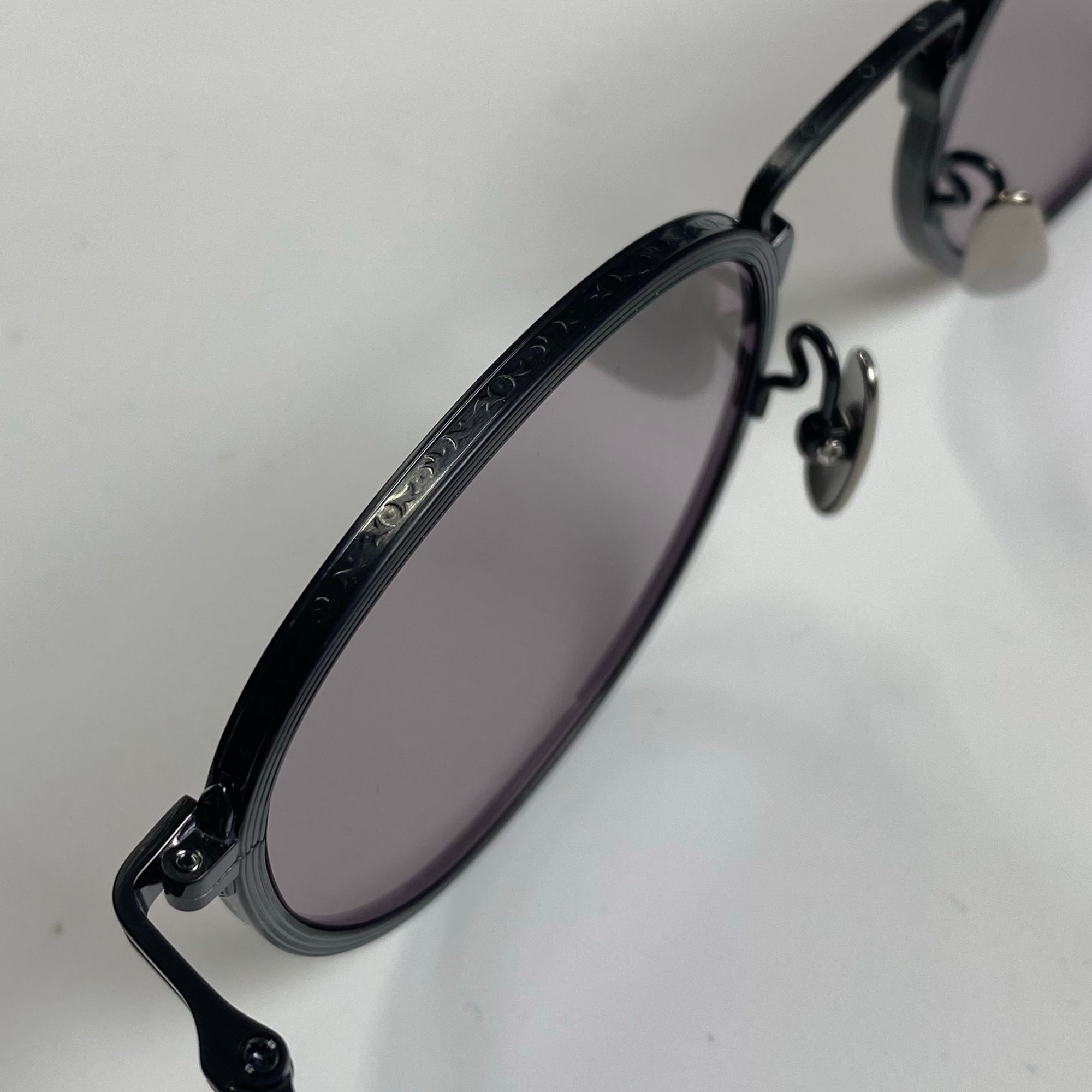 金子眼鏡 / ボストン メタル サングラス 度なしレンズ 参考定価：58,000+tax SIZE：49□21-145