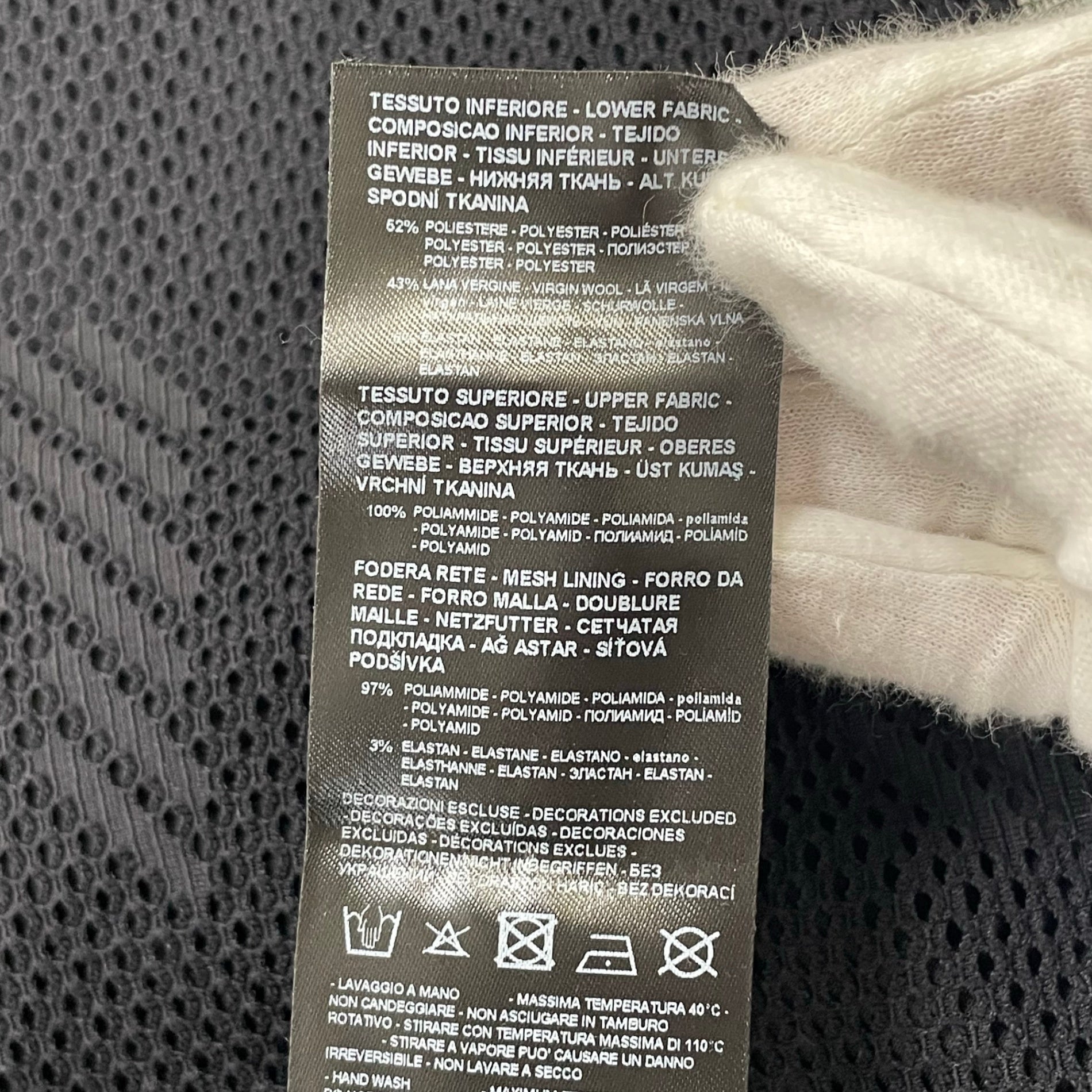 EMPORIO ARMANI エンポリオ アルマーニ / サステナブルブルゾン 参考定価：118,000+tax SIZE:48