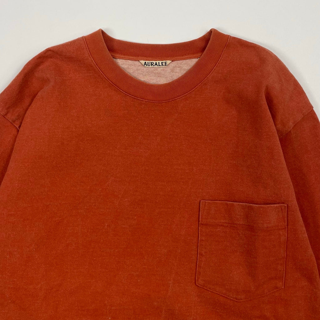 AURALEE オーラリー / STANDUP L/S TEE 日本製 SIZE:4