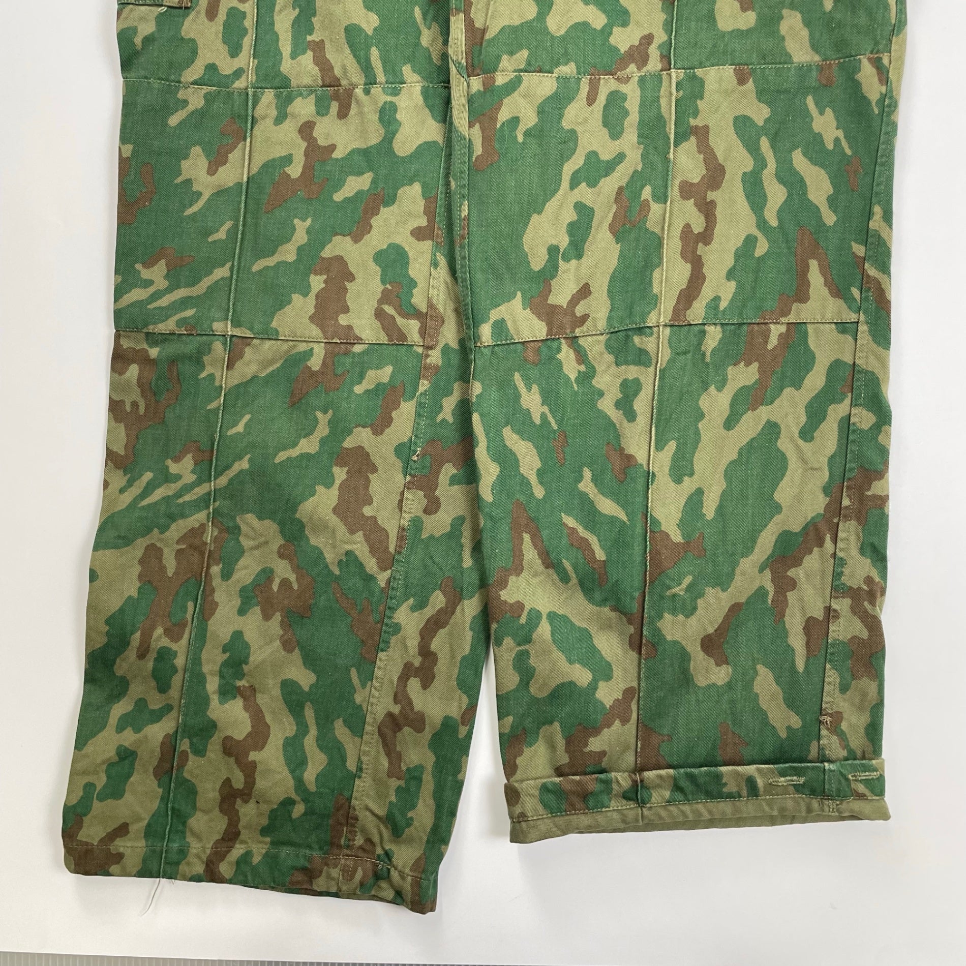 VINTAGE ヴィンテージ / 推定7-80s ソ連軍 バークカモ  ダブルニーカーゴ SIZE:W94