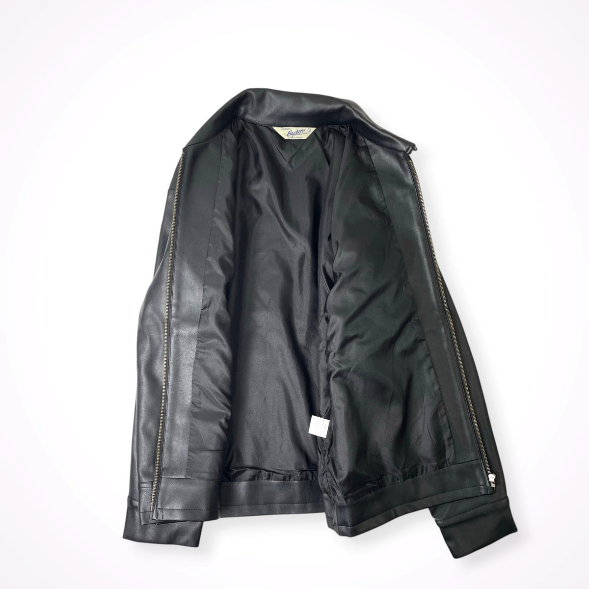 Backers / フェイクレザー ジップアップジャケット SIZE:L