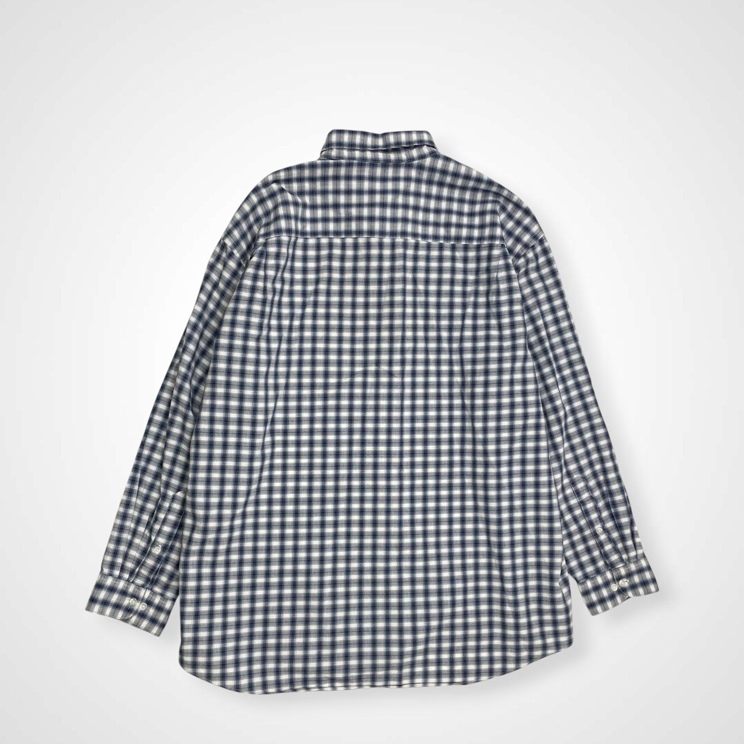 VINTAGE ヴィンテージ / GEOFFREY BEENE オンブレ風 BDチェックシャツ SIZE:XL