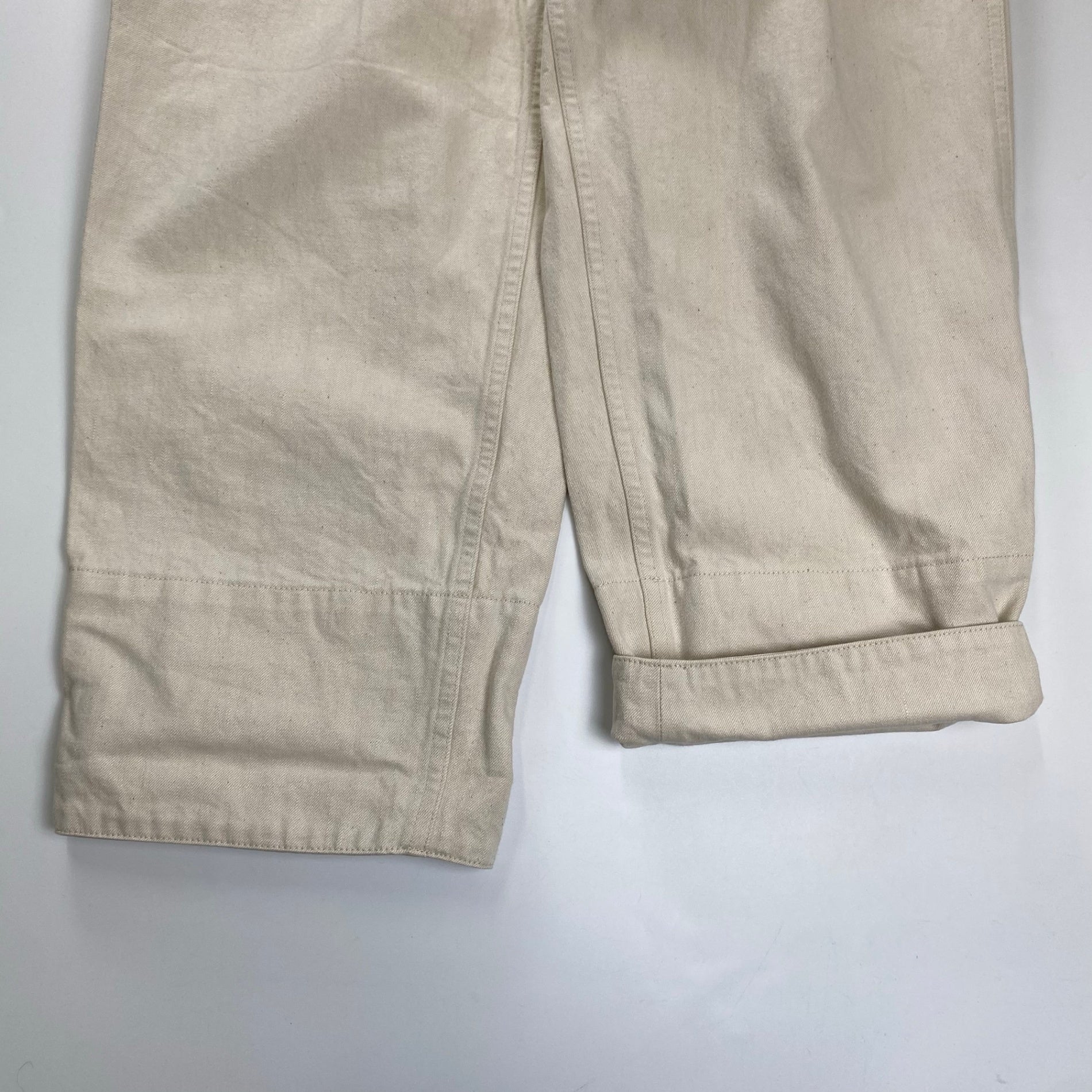 MHL エムエイチエル / NATURAL DENIM WIDE HEM TROUSER デニム 美品 参考定価：30,000程度 SIZE：2